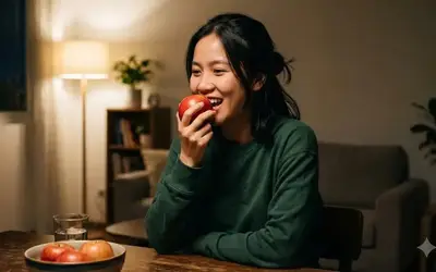 4 lý do khoa học bạn nên thưởng thức một quả táo trước khi đi ngủ