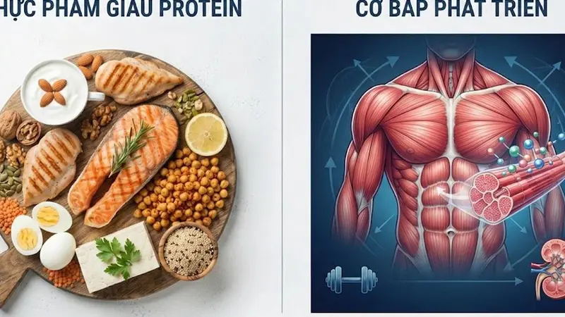 6 tác động quan trọng đối với cơ thể khi tăng cường nạp protein vào chế độ ăn
