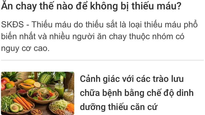 Tăng cường phổ biến kiến thức dinh dưỡng chính thống trên nền tảng số